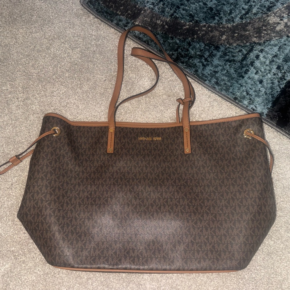 Michael Kors Dark Brown Tote Bag